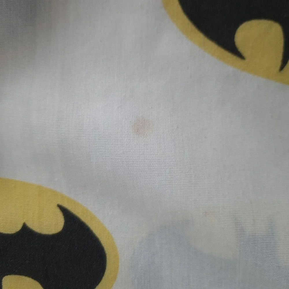 Vintage The Bibb Co Batman Twin Flat Sheet DC Comics 1989 USA Bedding 80s Kids